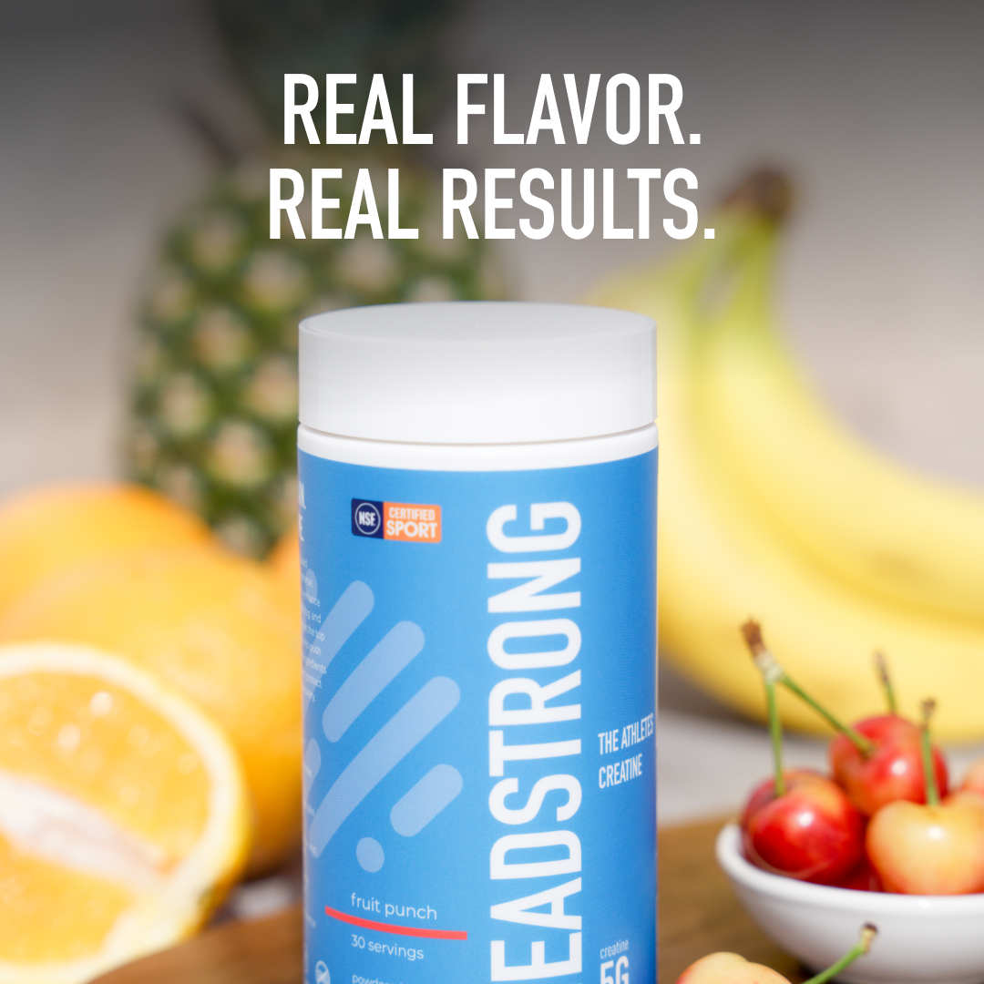 Headstrong with real fruit ingredients